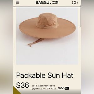 Baggu Packable Sun Hat
